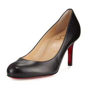 Christian Louboutin Simple black pump 70mm heel